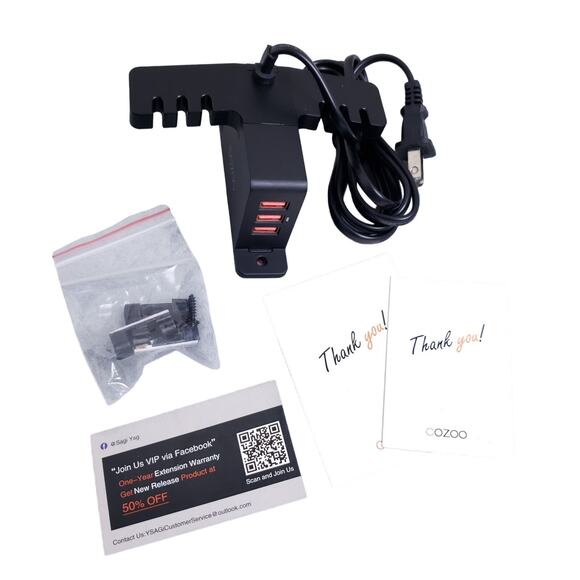 Cozoo CZC005 3 Port Smart Super Charger USB Fast Charging Station NIB - Picture 5 of 8